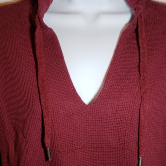 **FINAL SALE** Splendid Waffle Knit Crop Hoodie - Picture 4 of 8